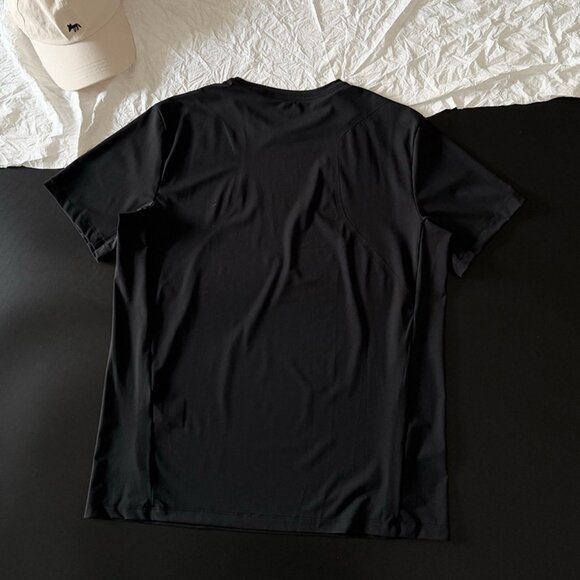Black Round Neck Quick-Drying Short-Sleeved T-Shirt Kolon Sport - Picture 2 of 6